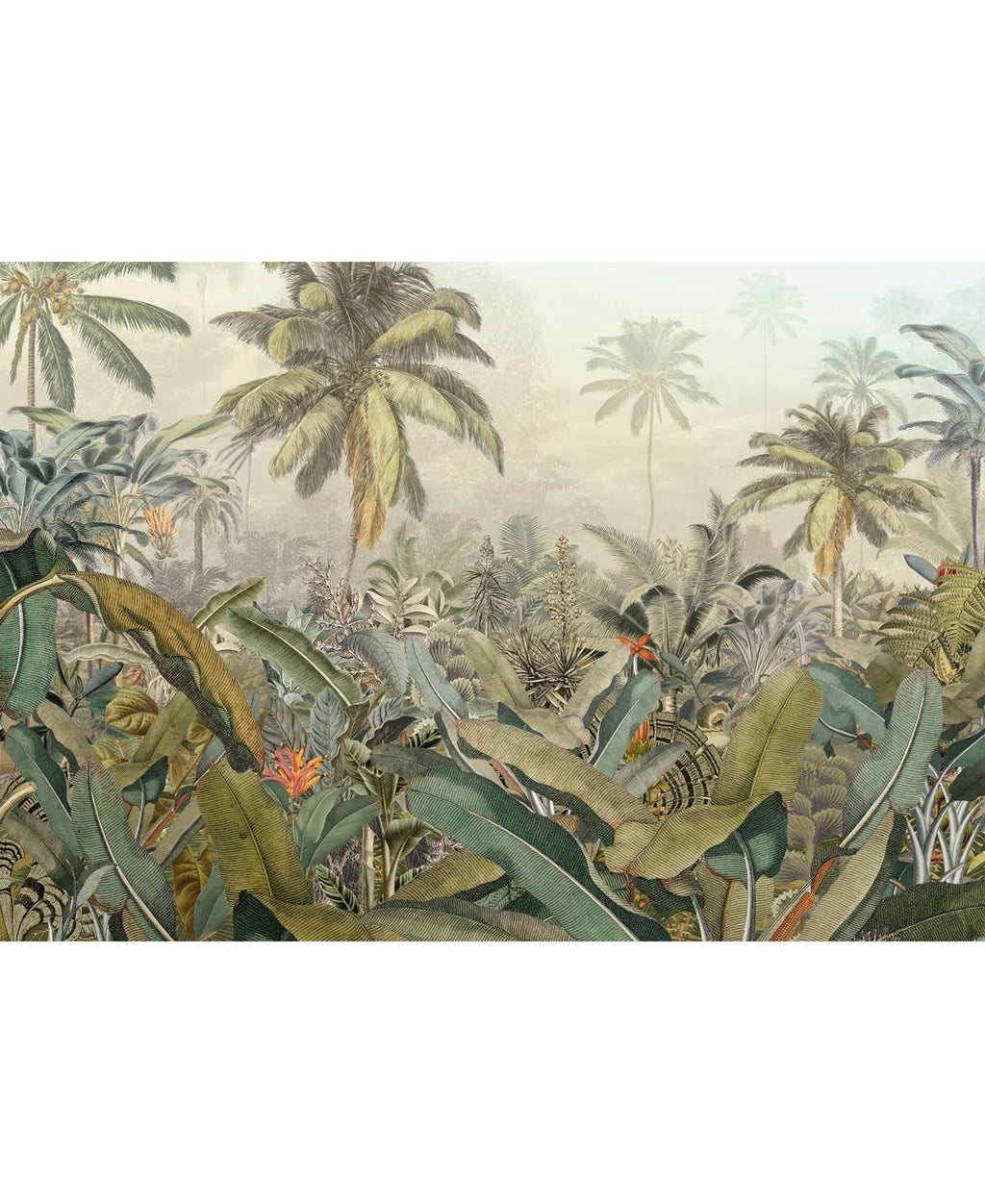 Green Wall Mural I65541