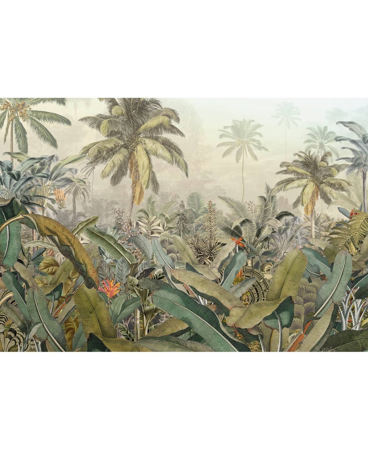 Green Wall Mural I65541