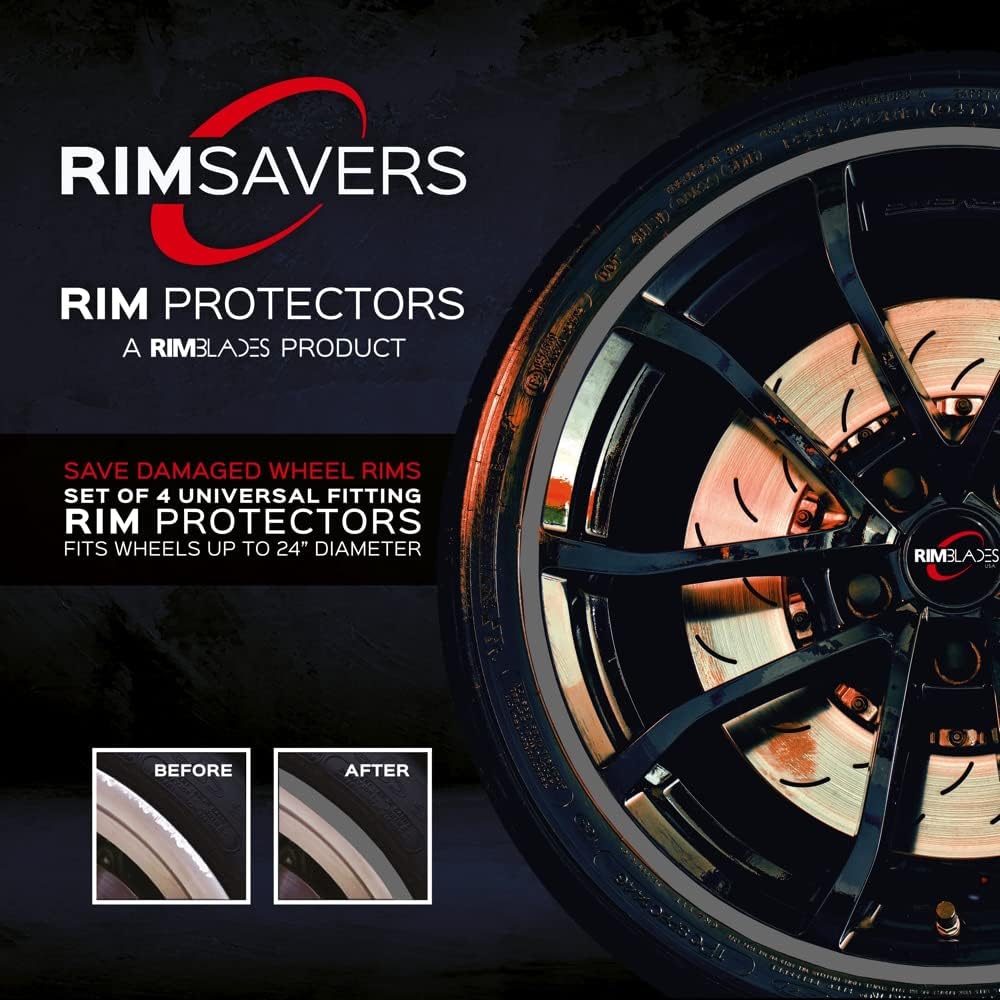 Yellow Set of 4 Wheel Rim Protectors Z54748