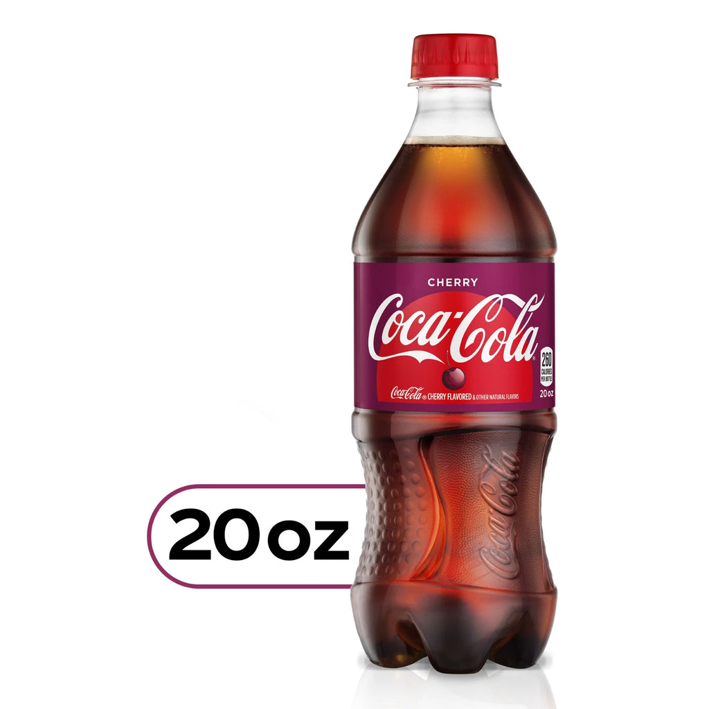 Cherry Soda 20oz Bottles, Quantity of 24 N218