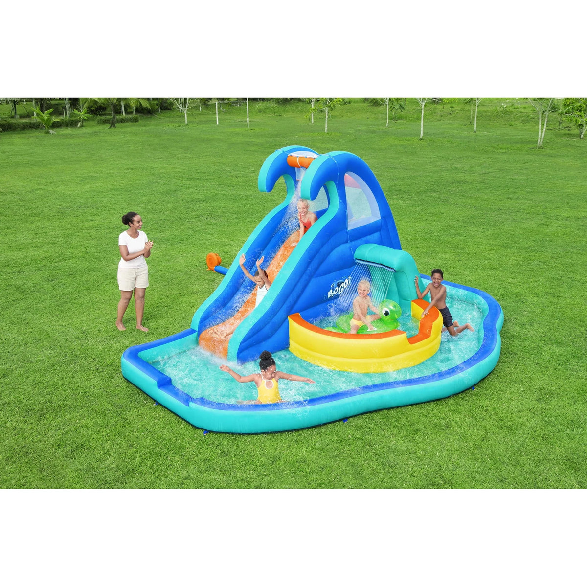 Inflatable Water Park & Ride-On Float V8132