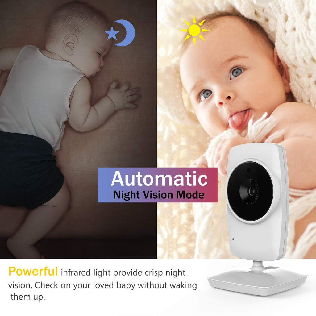 Baby Monitor with Camera and Video, 3.5 inch F9164
