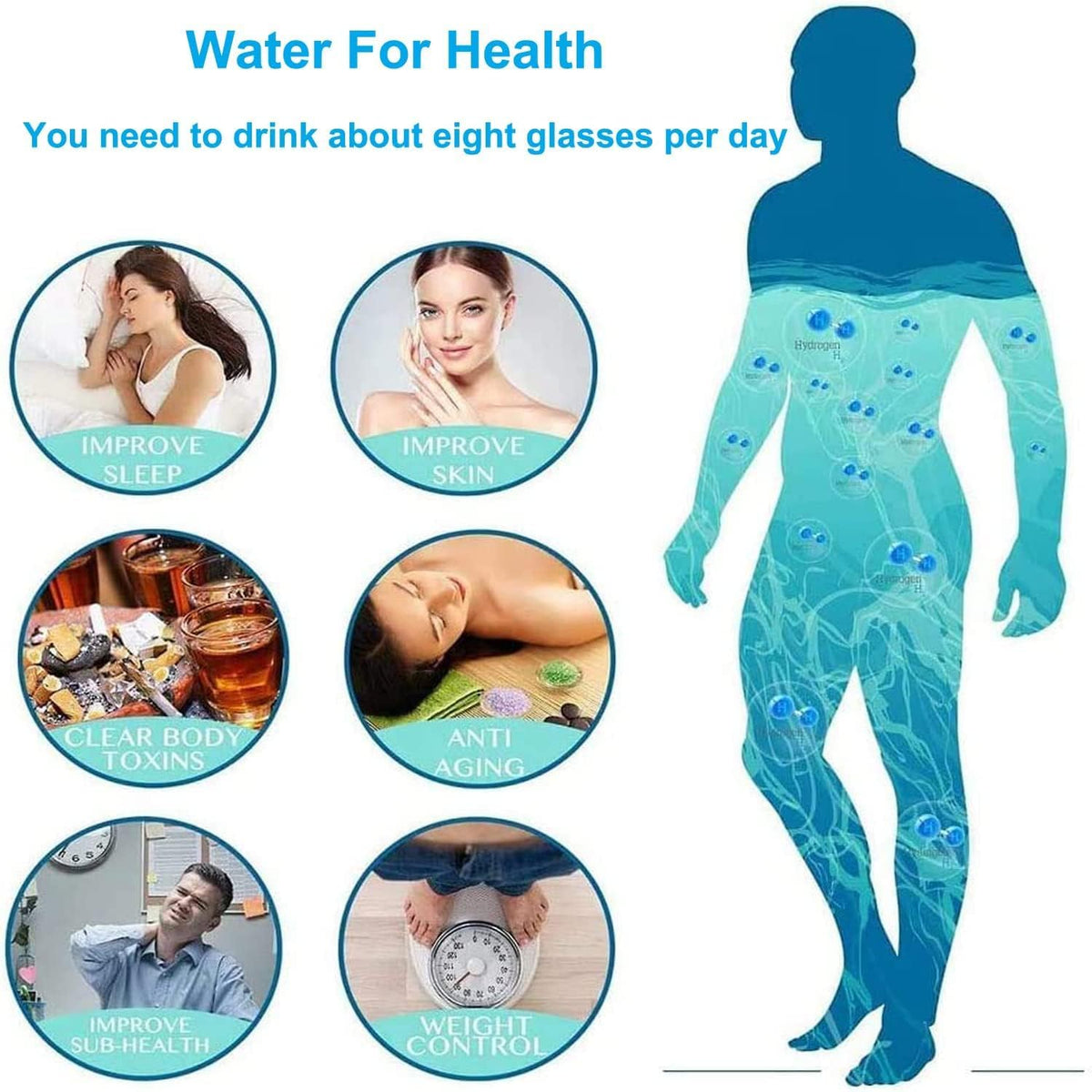 Portable Hydrogen Water Bottle V107