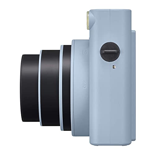 Glacier Blue Instant Camera Bundle with Square Film Twin Pack and Camera Case W4855