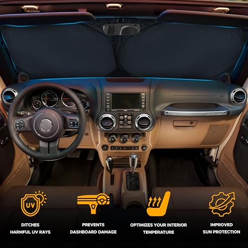 Car Windshield Sun Shade Medium 64x32 B90875