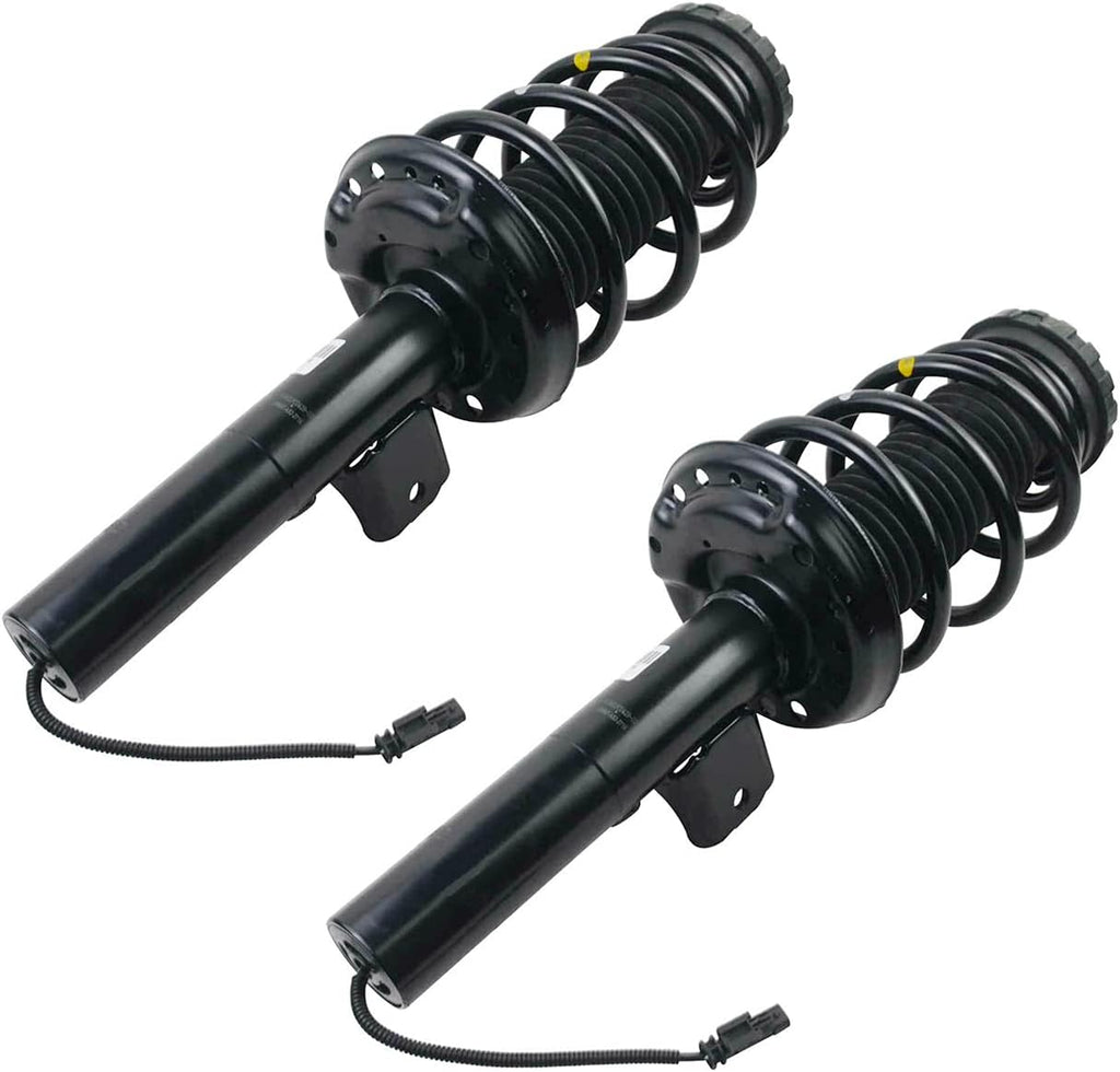 Pair Front Struts Shock Absorber Electronic Assembly with Spring N15534