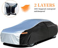 Sedan Car Cover with Zipper Door E186