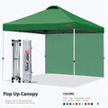 Forest Green Pop Up Beach Canopy with Wheeled Bag B38658