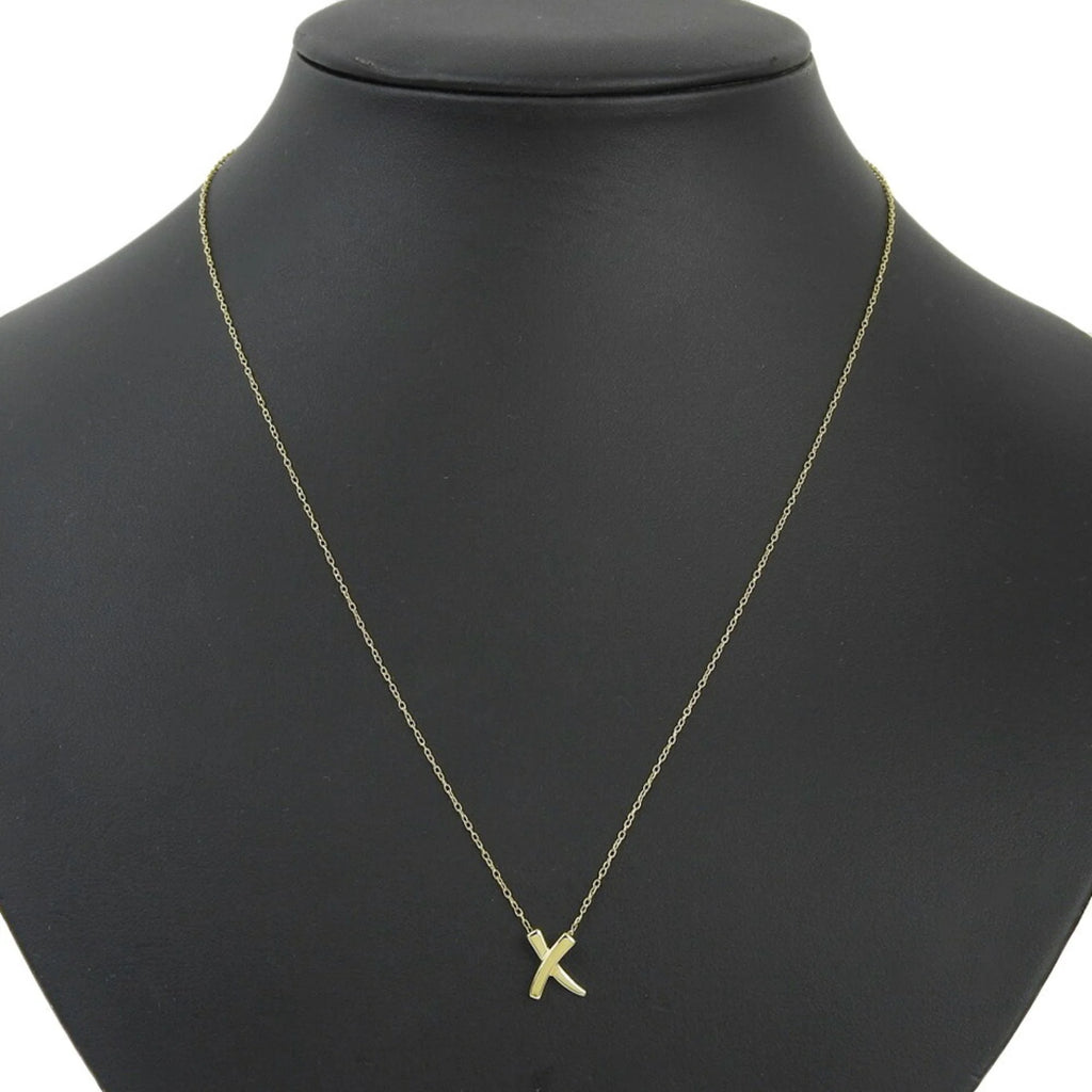 K18 Yellow Gold Kiss Necklace V6806