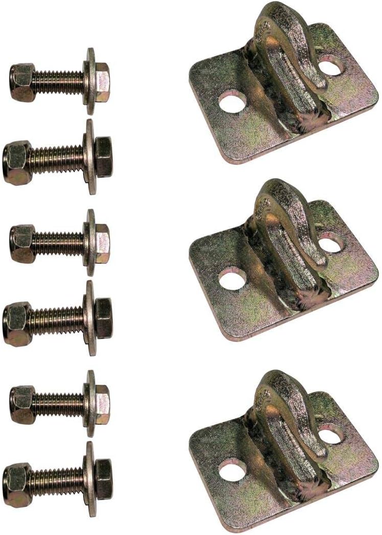 Bolt-On Grab Hooks Set of 3, 5/16", Pack of 2 N73289