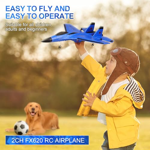 Yellow 2CH RC Airplane Ready to Fly Z793