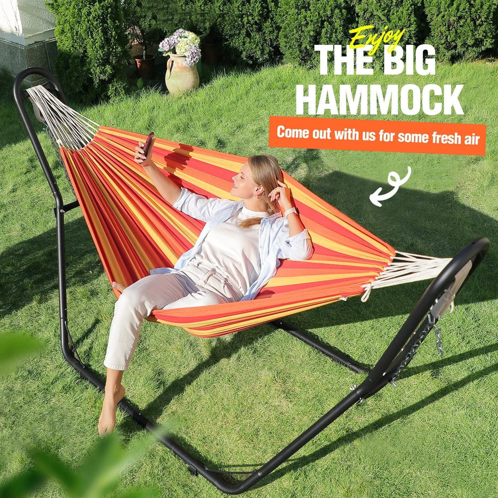 2 Person Steel Hammock with Stand M926