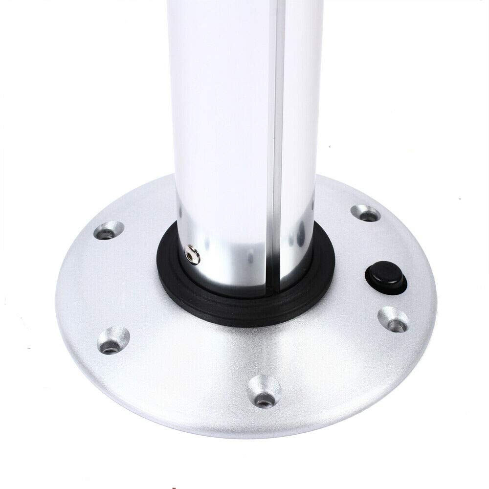 Adjustable Pedestal Table with 4 Cup Holders H100