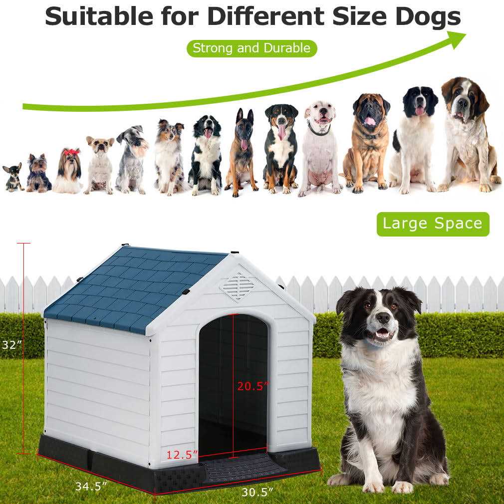 Large Plastic Insulated Dog House O80353