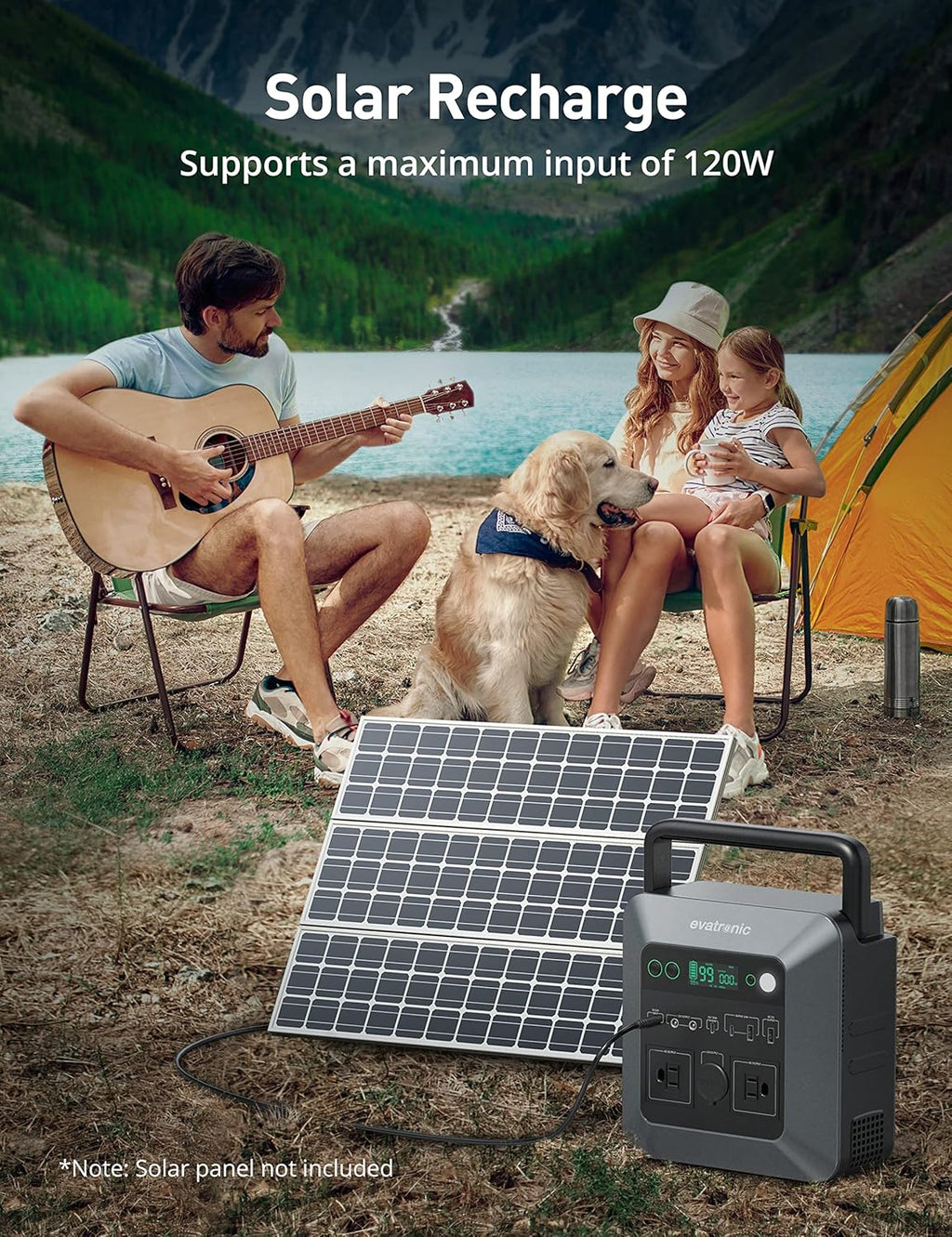 600W 712Wh Portable Power Station with 110V AC Outlets T326647