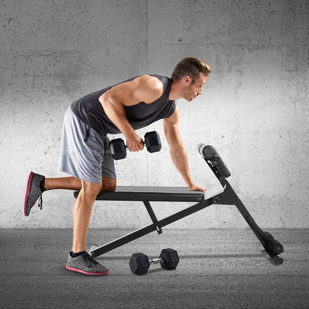Black Hyperextension Ab Bench D843