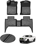 All-Weather Car Floor Mats Front & Rear Row Full Set TPE M23684