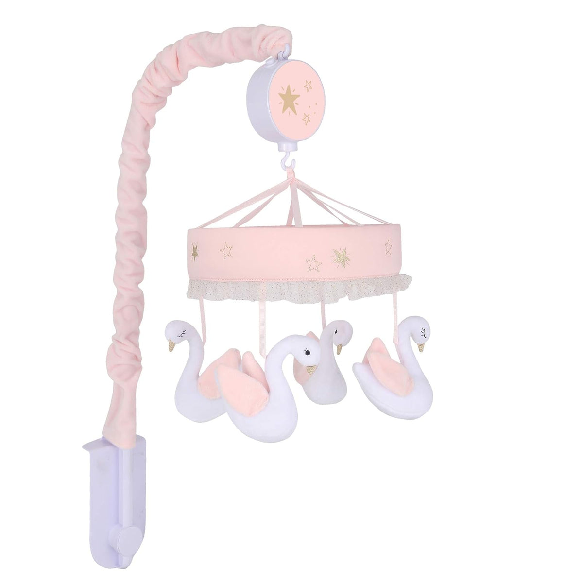 Pink/White Musical Baby Crib Mobile H56003