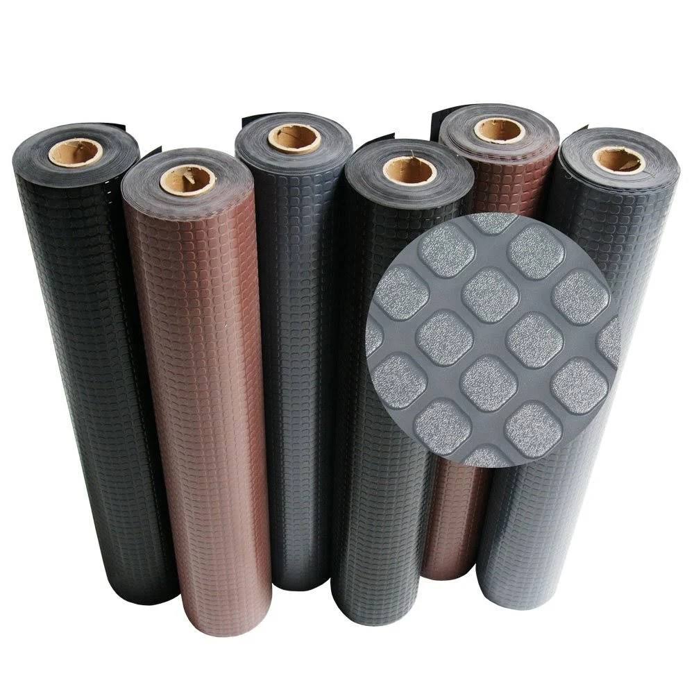 Brown Rubber Flooring Rolls 2 mm x 4 ft x 25 ft I99286