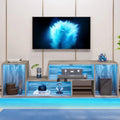 Oak TV Stand for 45 - 75 inch TVs H4381