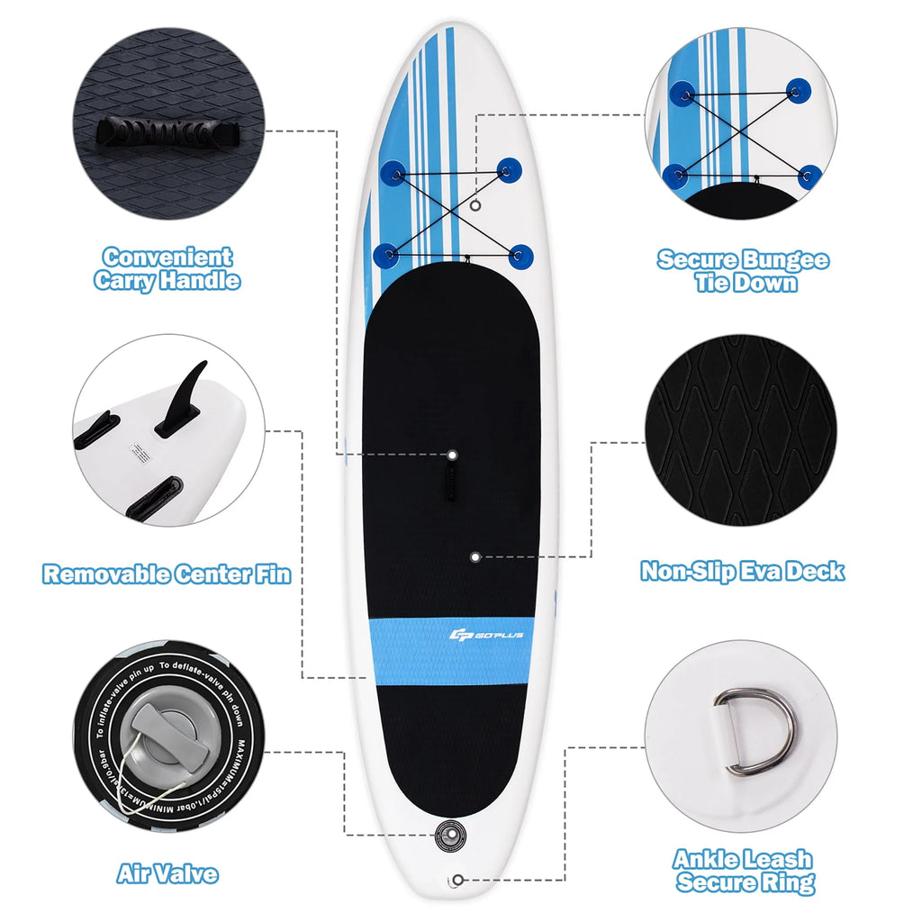 10' Inflatable Stand Up Paddle Board Q3103