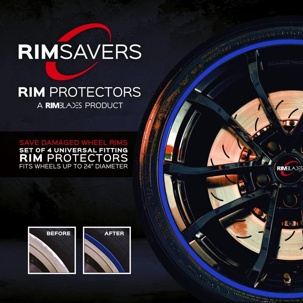 Yellow Set of 4 Wheel Rim Protectors Z54748