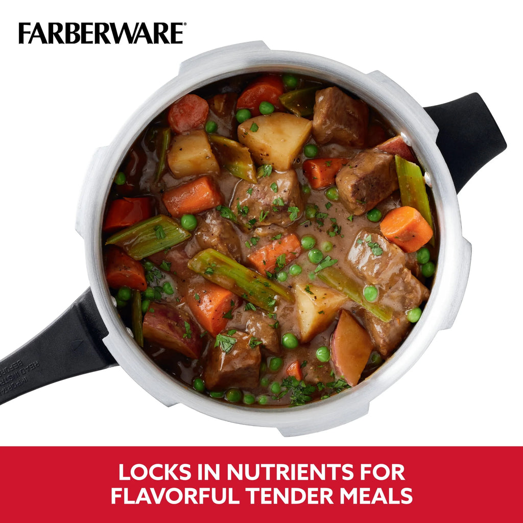 6-Quart Aluminum Stovetop Pressure Cooker B105593