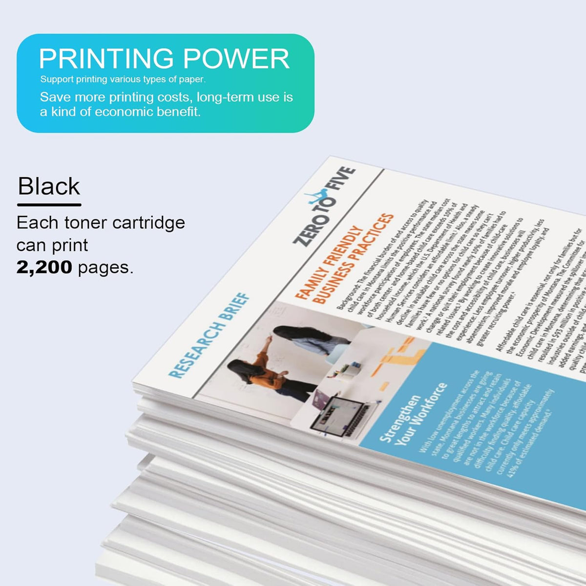 2 Pack Black Toner Cartridge for HP Printers W655102
