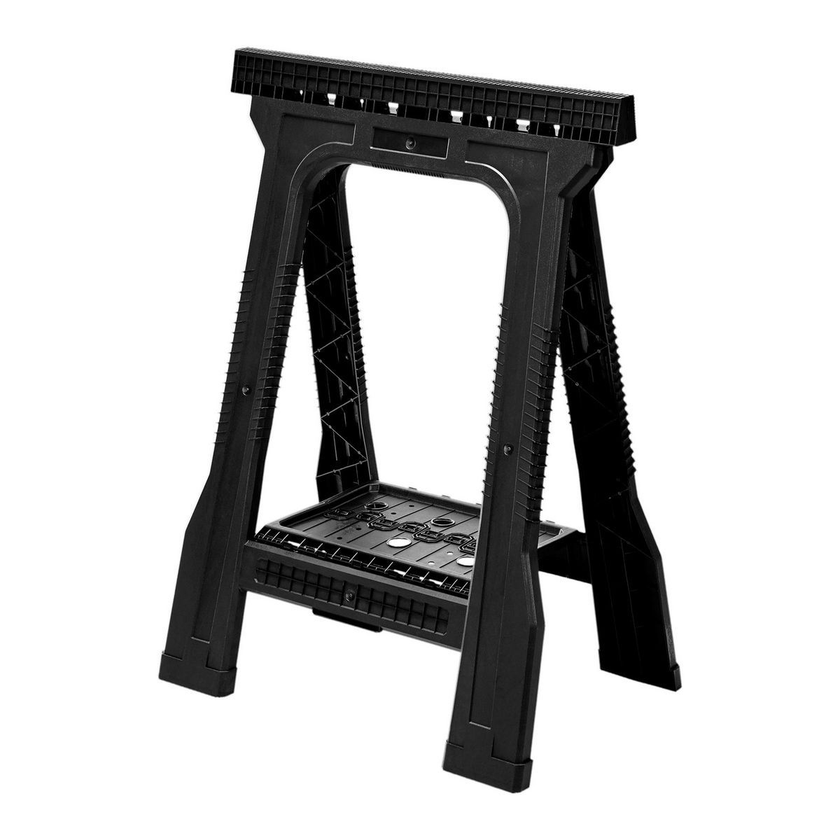 32 in. Polypropylene Folding Sawhorse, 500 lb. Capacity D236855
