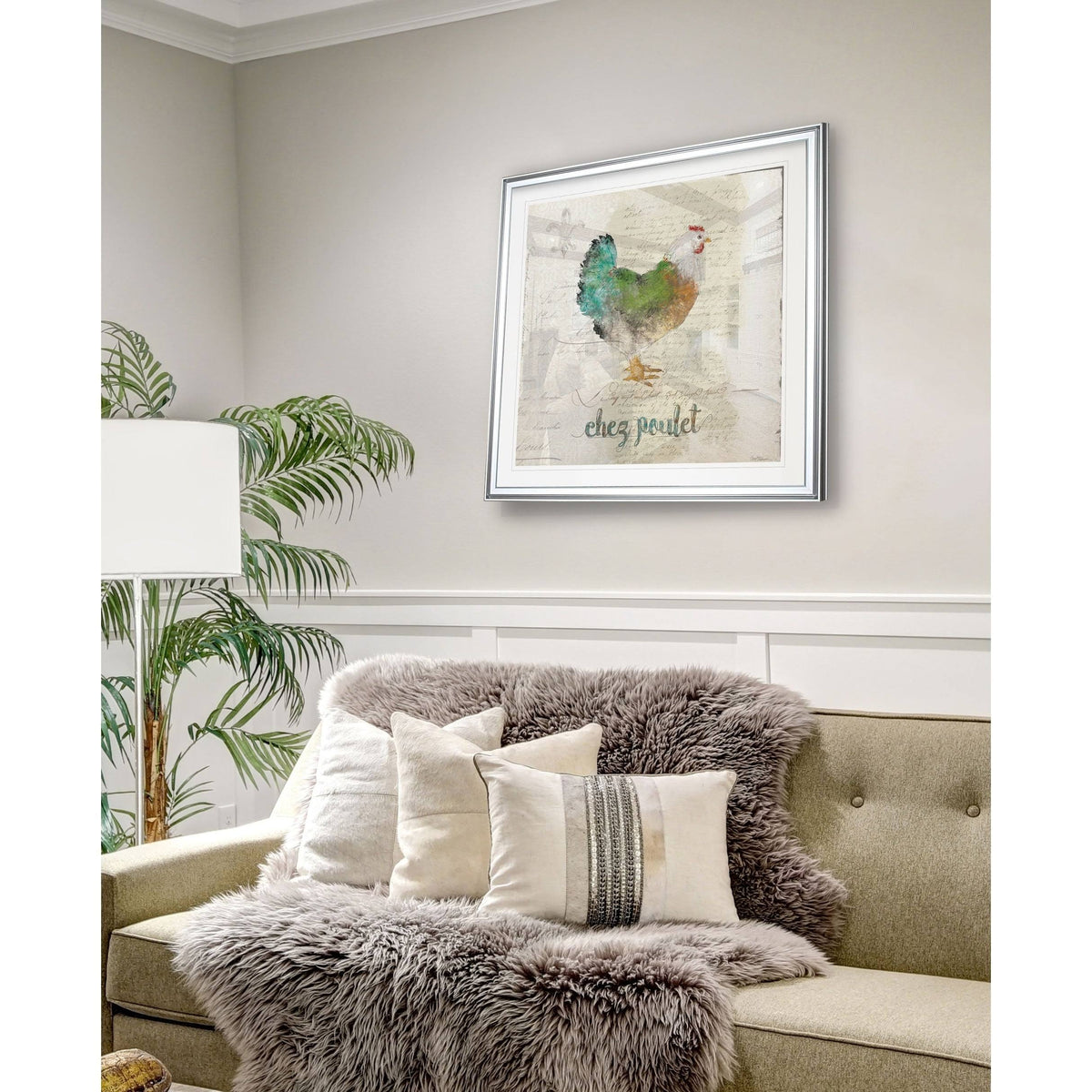 Framed Giclee Print 38 x 38 K17339