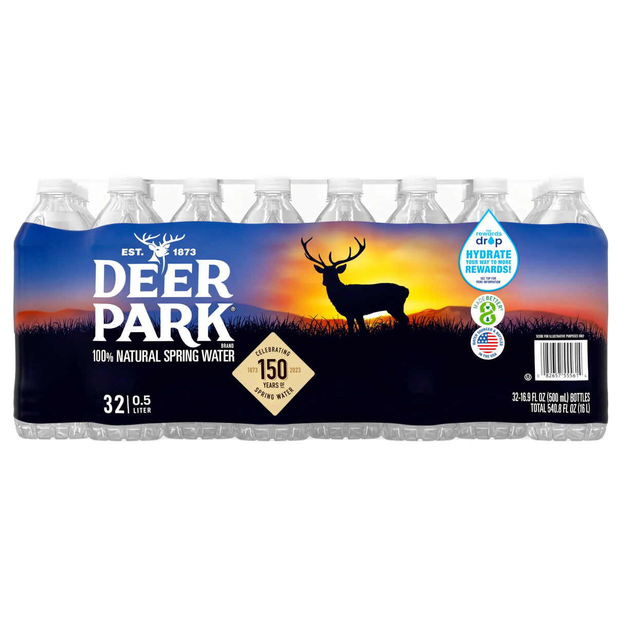 16.9-ounce Plastic Spring Water (Pack of 32) A5364