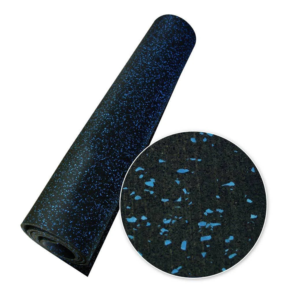 Blue Dot Recycled Rubber Flooring Rolls 120 x 48 x 0.19 in. I467