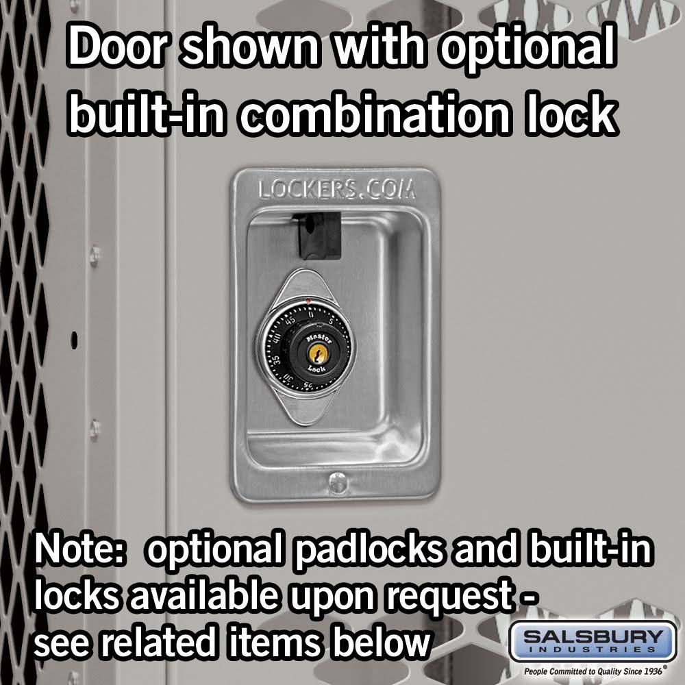 Triple Tier Vented Metal Locker I1389