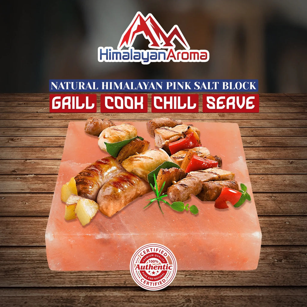 Himalayan Salt Block Cooking Plate 8"x8"x2" J79968