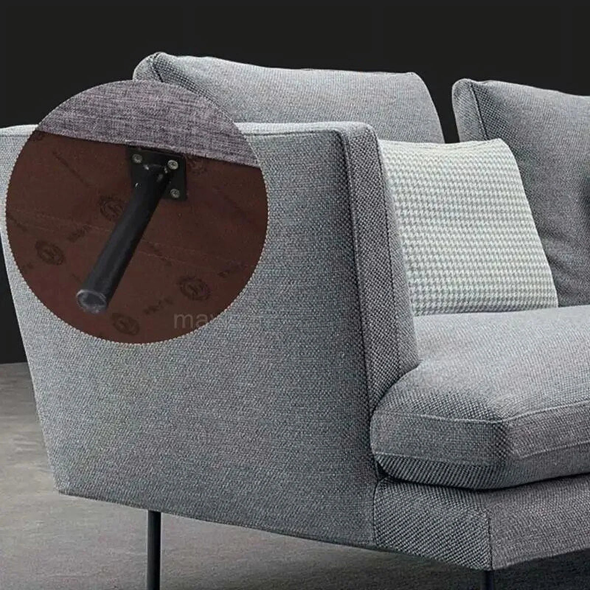 Reclining Fabric Sofa Bed Set O262