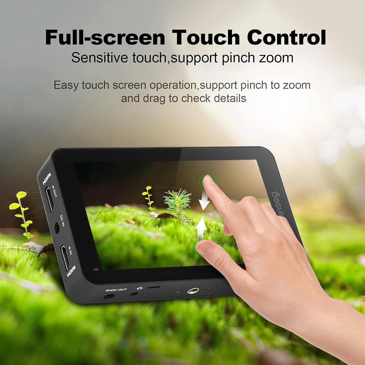 5.5 inch Touch Screen Camera Monitor 1920x1080 IPS 4K P25496