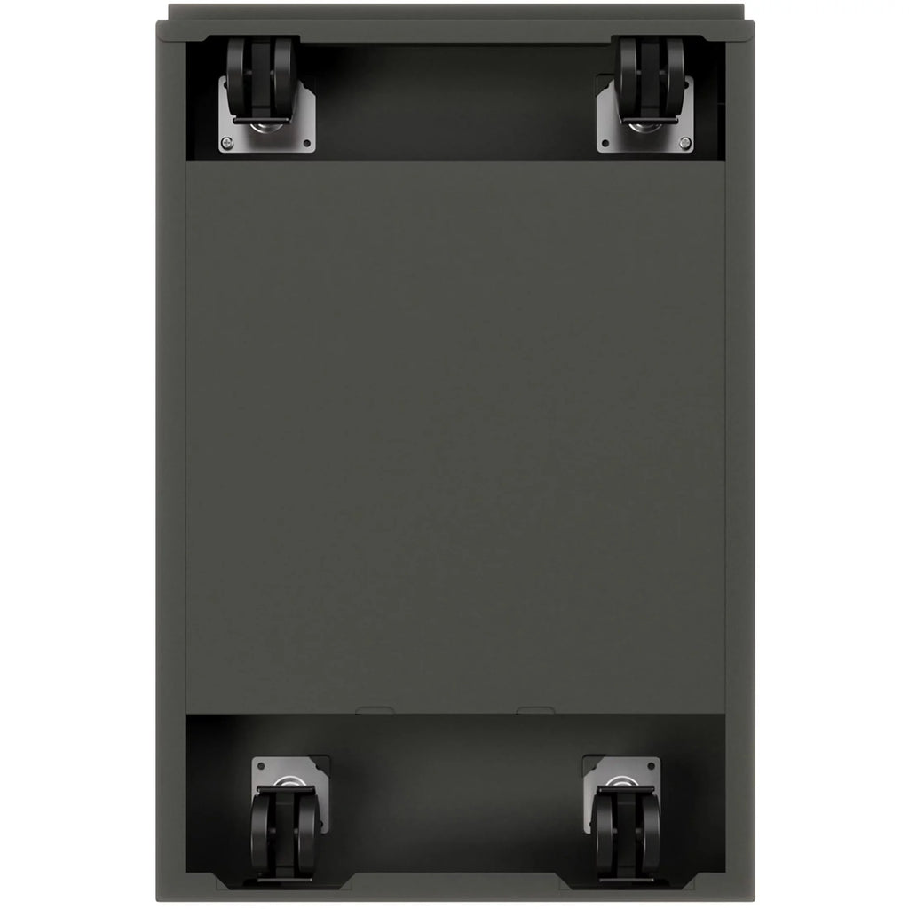 Charcoal 2-Drawer Mobile Pedestal File Cabinet O9366