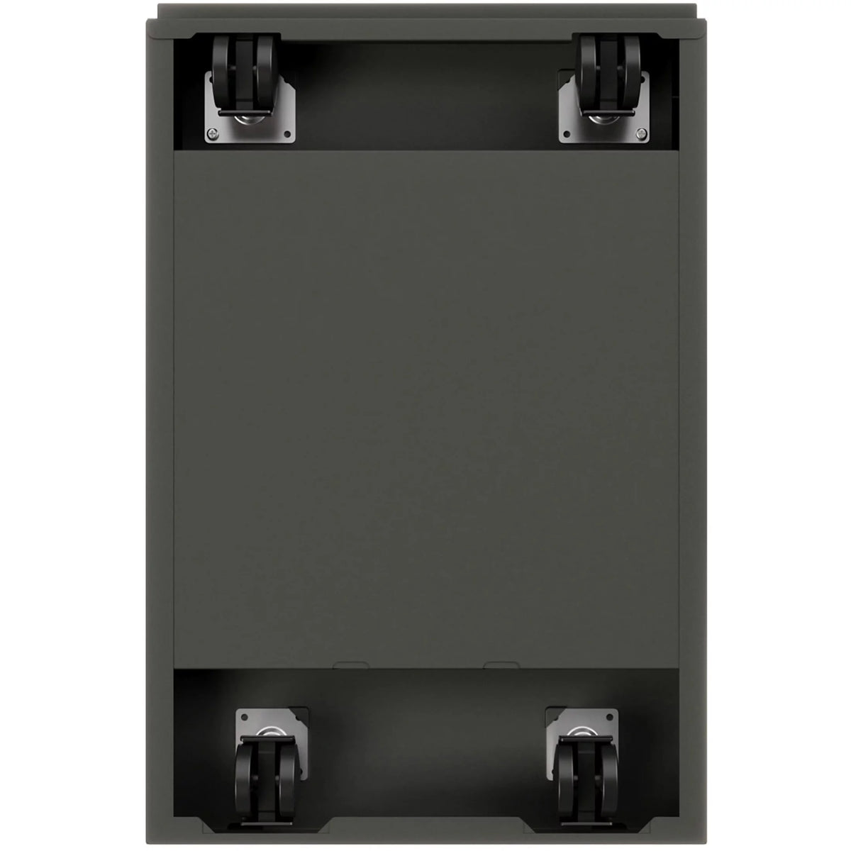 Charcoal 2-Drawer Mobile Pedestal File Cabinet O9366