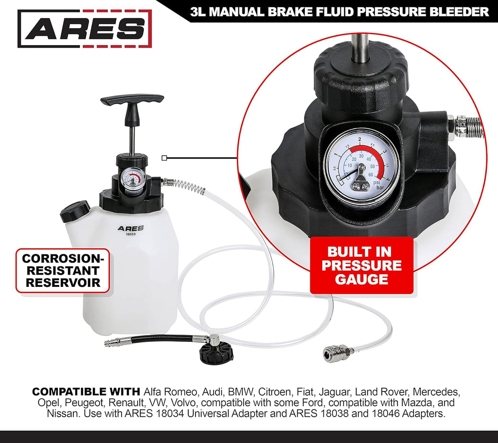Manual Brake Fluid Pressure Bleeder Set T9390