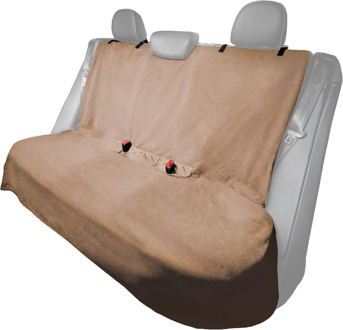 Black Non-Slip Removable Car Seat Cover, Pack of 2 S60555