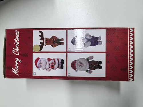 Animated Musical Plush Santa Claus Doll W198