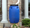 55 Gallon Blue Rain Barrel J854873