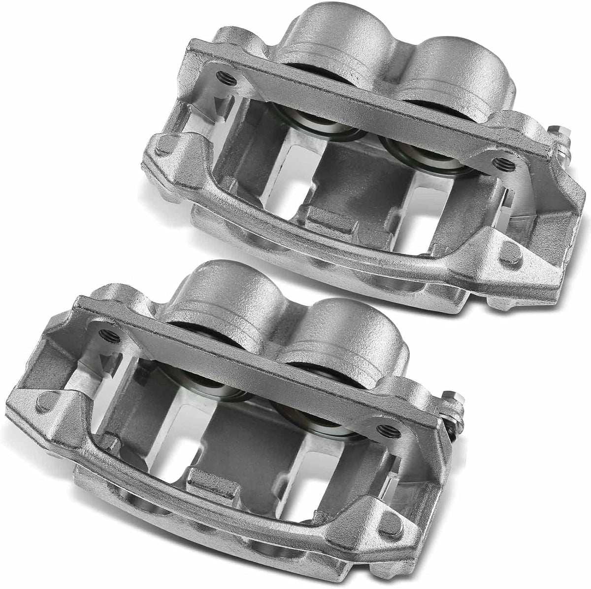 Disc Brake Caliper Assembly with Bracket Front Left Driver Side Pack of 2 T7715