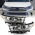 2017-2019 Toyota Highlander Projector Headlights Pair Set Left+Right E51982