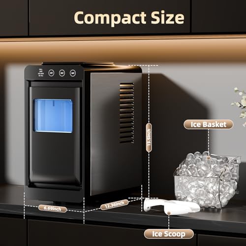 Portable Countertop Ice Maker with Carry Handle W317