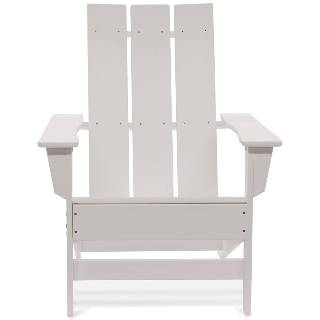 White Recycled Plastic Adirondack Chair K4994