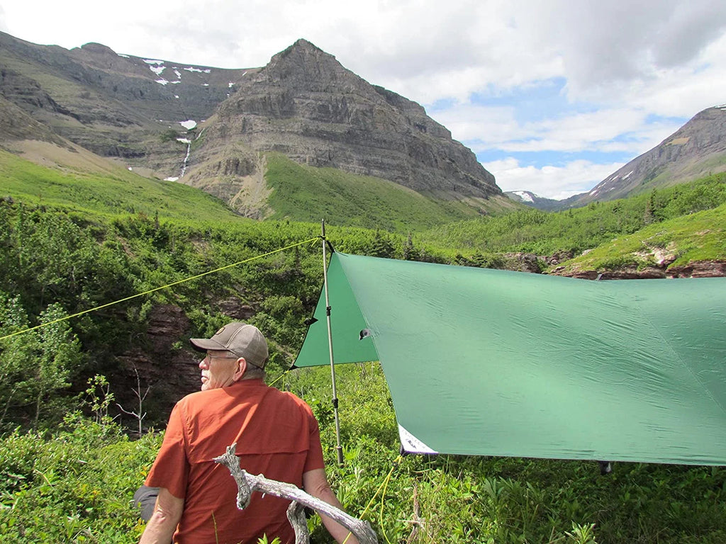 Ultralight Backpacking Tarp Grey 8' x 10' A94212