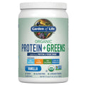 Organic Plant Protein & Greens Powder Vanilla Shake 20g Protein 1.1lb U1762