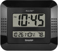 Analog Wall Clock with Indoor Temperature Display and Calendar Display Y59690