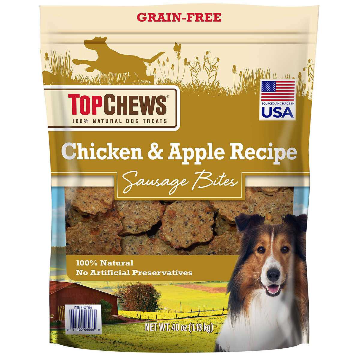 Chicken & Apple Natural Dog Treats J6468